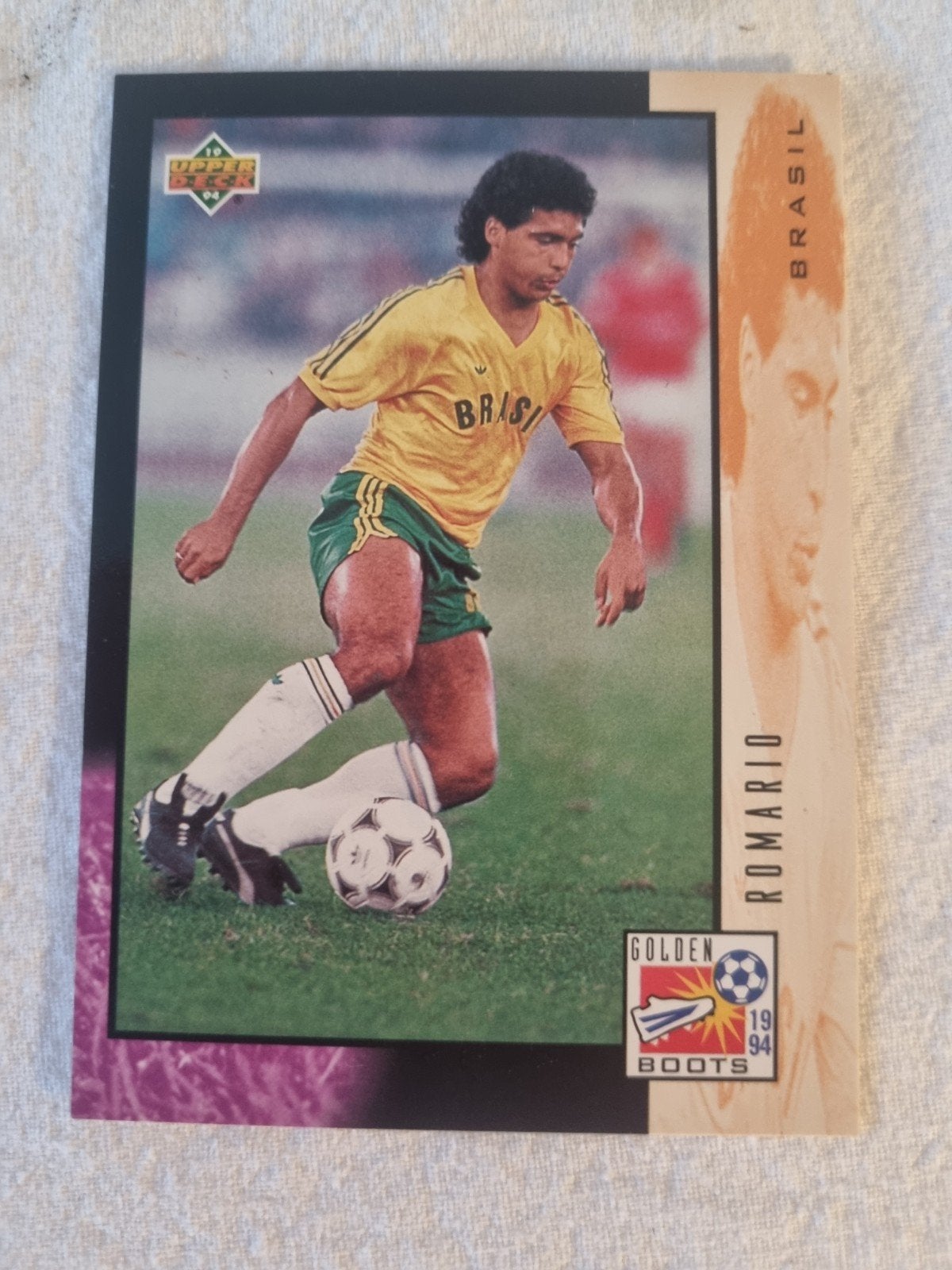 Romario Upper Deck 1994 Wereldkampioenschap Voetbal Kaart, Verzamelen, Verzenden, Zo goed als nieuw, Buitenlandse clubs, Spelerskaart