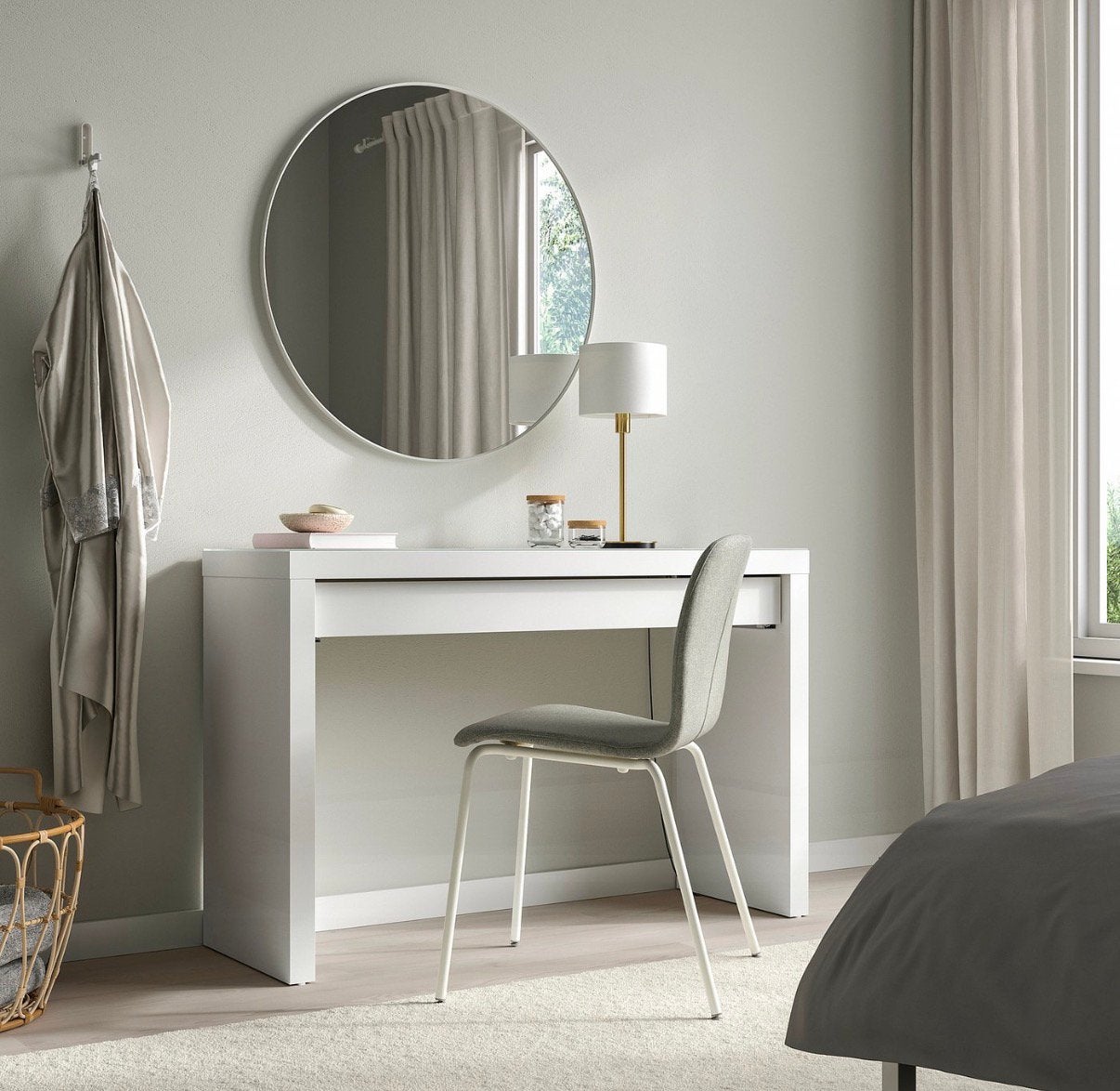 Ikea Malm Toilettafel, wit, 120x41cm, NIEUW in doos., Huis en Inrichting, Ophalen of Verzenden, Nieuw, 100 tot 150 cm, Minder dan 100 cm
