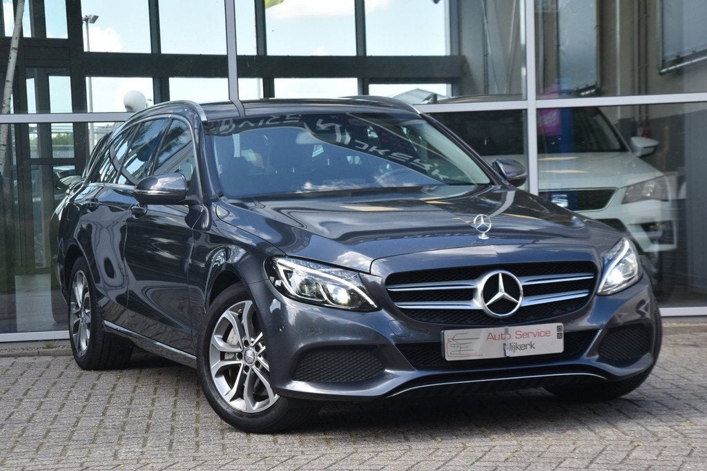 Mercedes-Benz C-klasse Estate C350e Estate Plug-In Hybrid Au, Auto's, Automaat, Achterwielaandrijving, Gebruikt, Leder en Stof