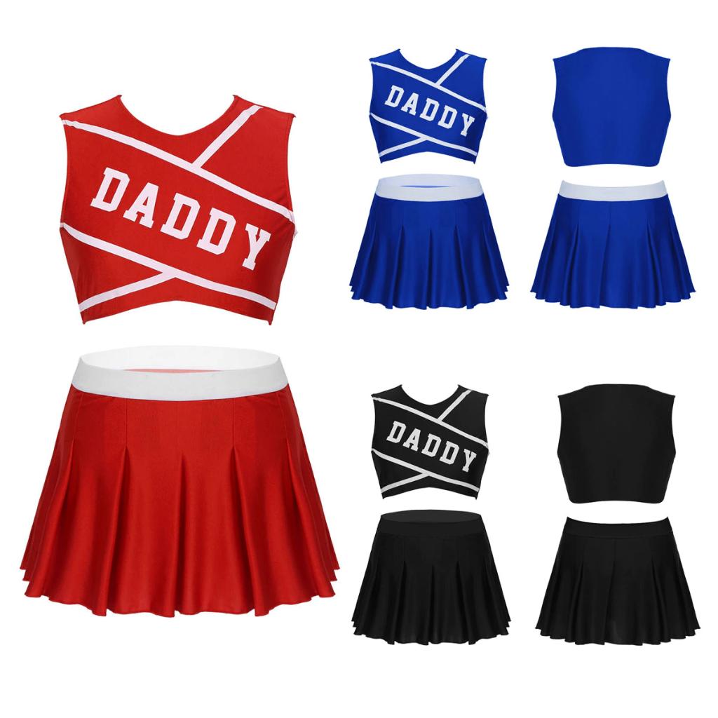 Daddy topje en rok (sexy setje top rokje zwart rood blauw), Kleding | Dames, Overige Dameskleding, Verzenden, Nieuw