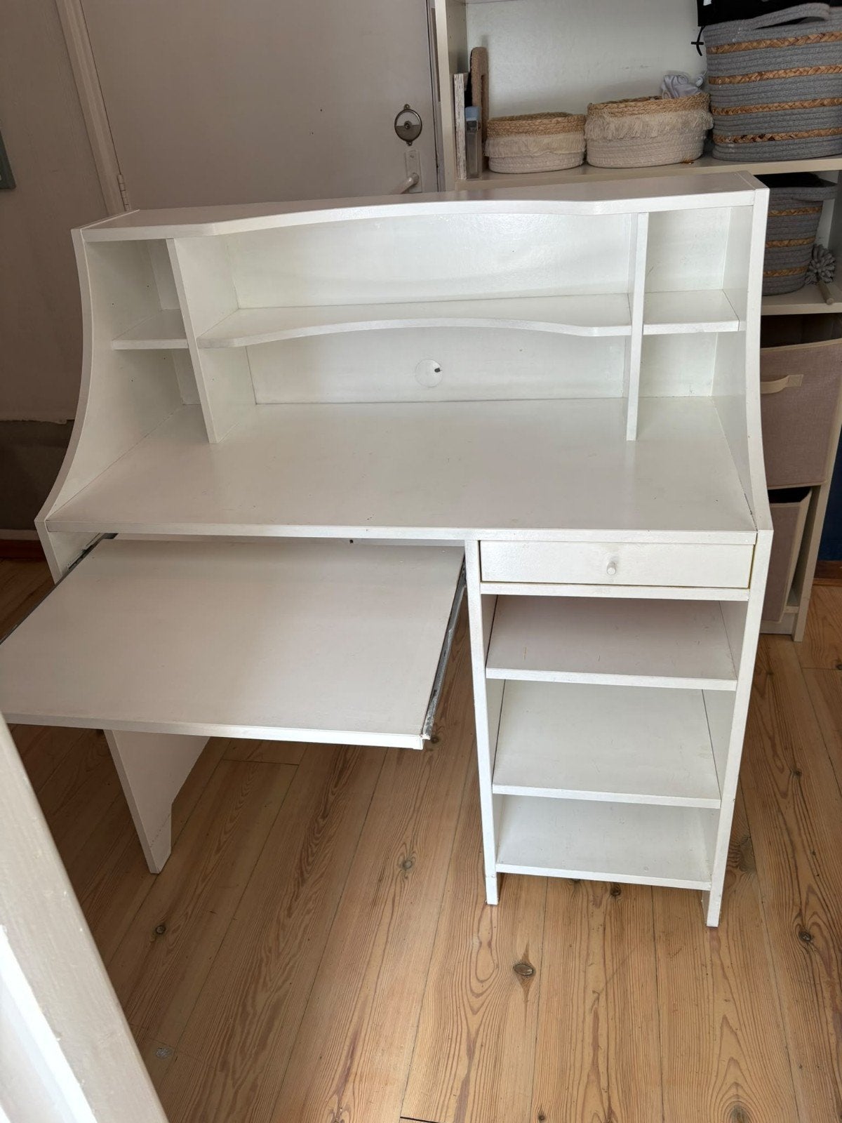 bureau wit, Ophalen of Verzenden, Gebruikt