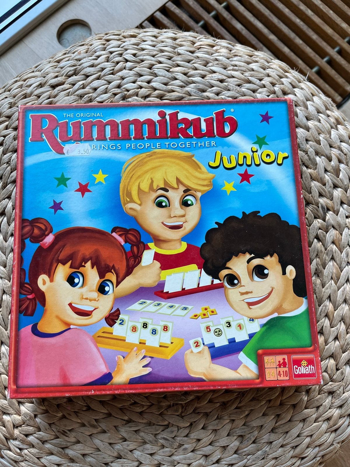 Rummikub Junior - Leuk familiespel voor jonge kinderen, Drie of vier spelers, Ophalen of Verzenden, Gebruikt