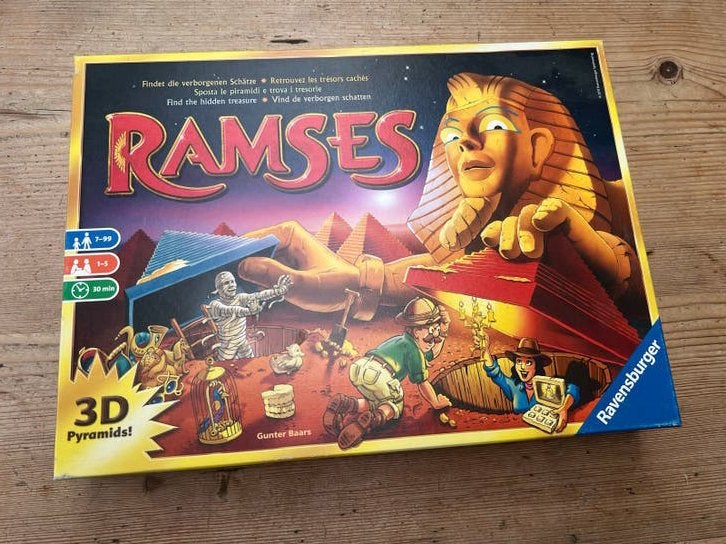 Ramses: Leuk geheugenspel met piramides en mummies, Ophalen, Zo goed als nieuw