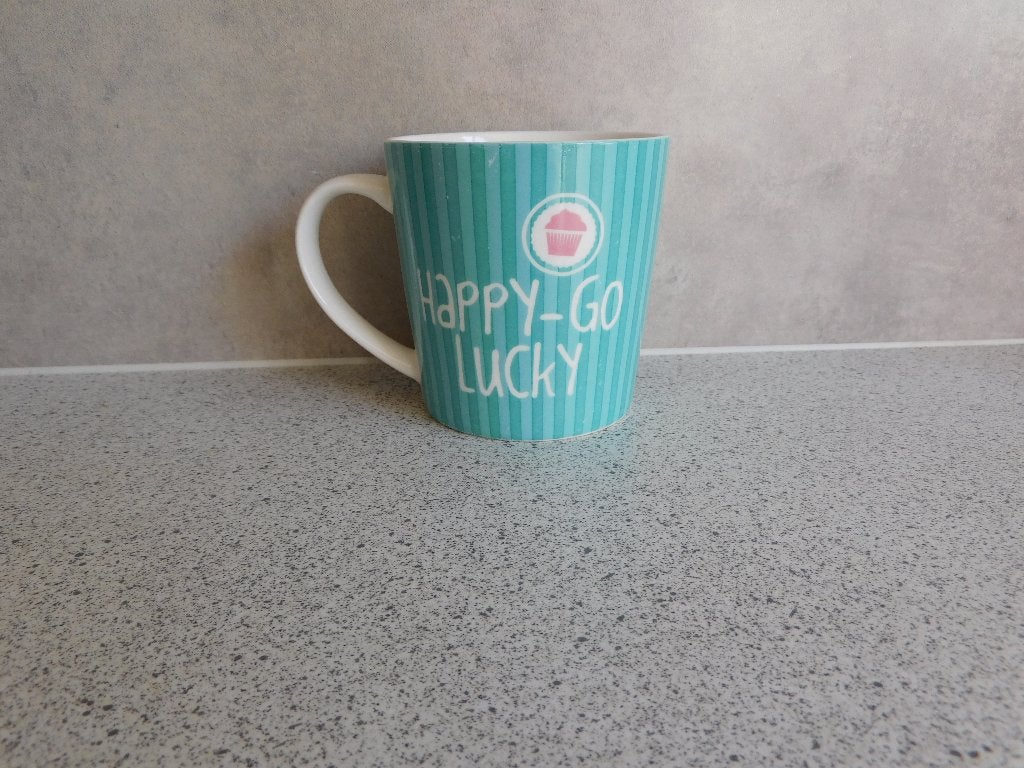 Mok Happy-Go Lucky Lily's Favourites, Ophalen of Verzenden, Zo goed als nieuw, Overige stijlen, Kop(pen) en/of Schotel(s)