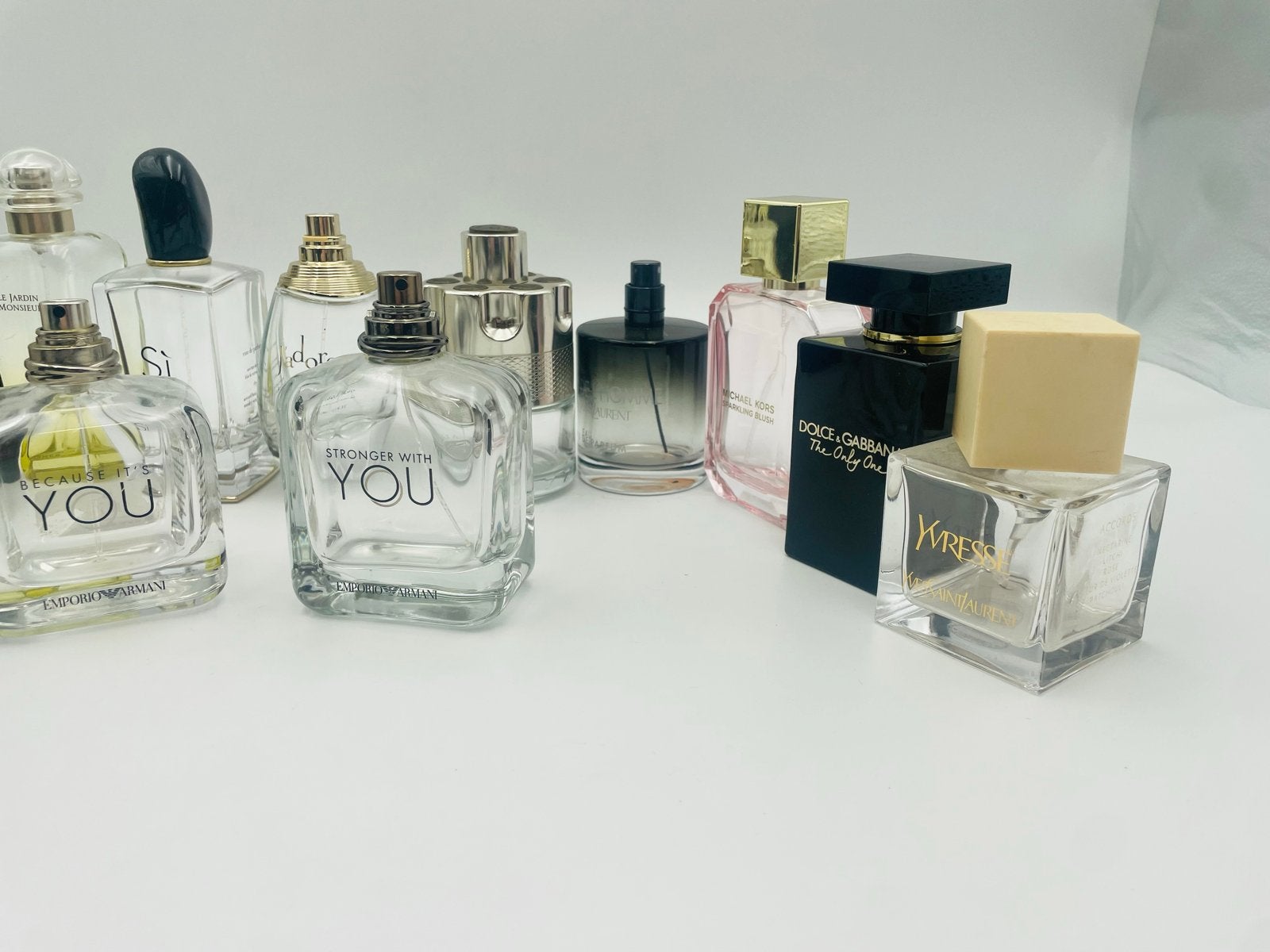 Diverse lege parfumflessen - Ideaal voor decoratie of DIY, Ophalen of Verzenden, Gebruikt
