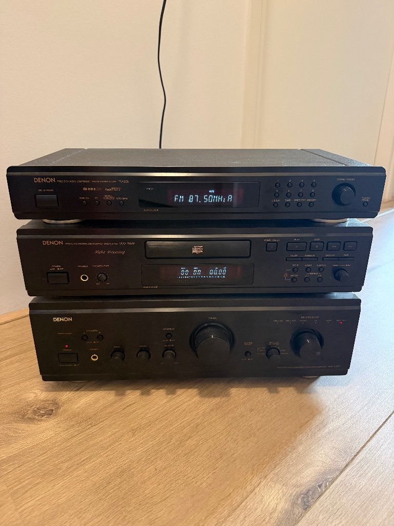Denon stereoset (tuner - versterker - CD speler), Ophalen, Denon, Losse componenten, Zo goed als nieuw