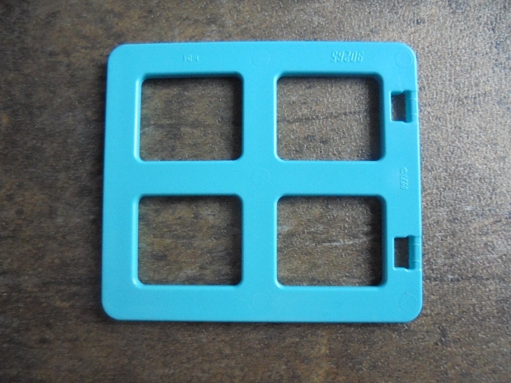Lego Duplo D/W Pane 1x4x3 with 4 Same Panes (zie foto's) 2, Ophalen of Verzenden, Gebruikt, Losse stenen, Duplo