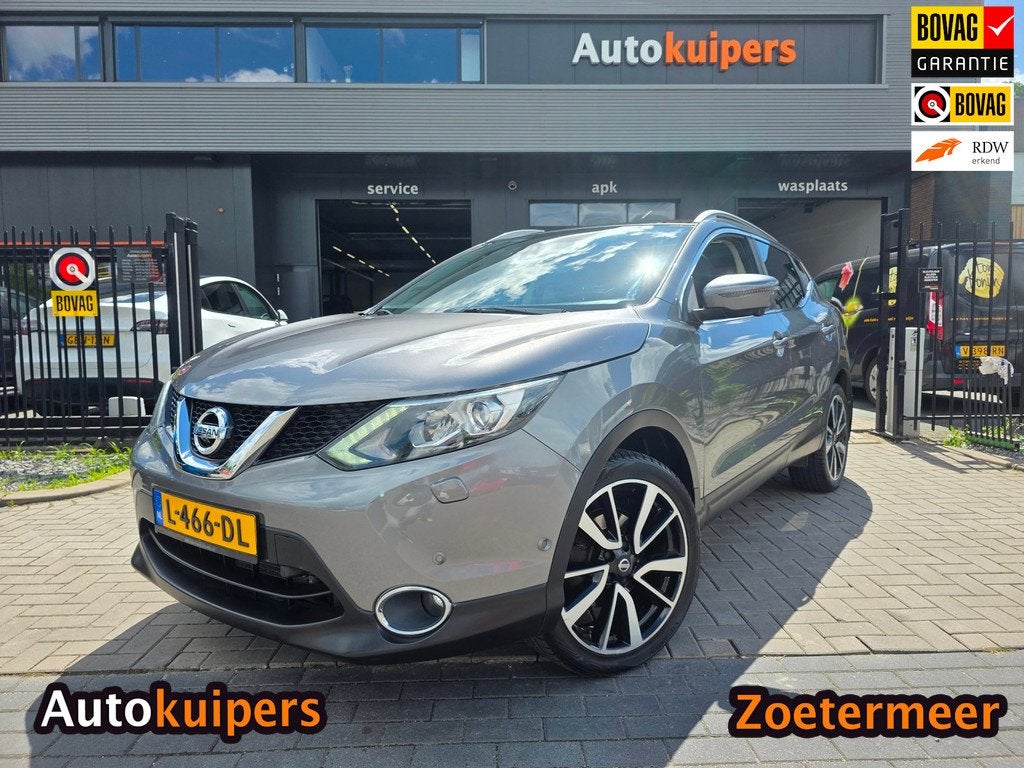 Nissan Qashqai 1.2 Tekna + | Met o.a. stoelverwarming, 360°, 12 maanden, Gebruikt, 4 cilinders, Automatische klimaatregeling