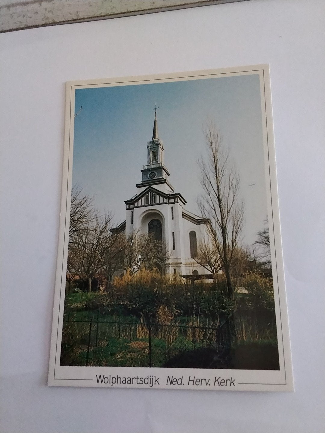 Ansichtkaart Wolphaartsdijk Ned. Herv. Kerk (gem Goes), Ophalen of Verzenden, 1960 tot 1980, Ongelopen, Zeeland