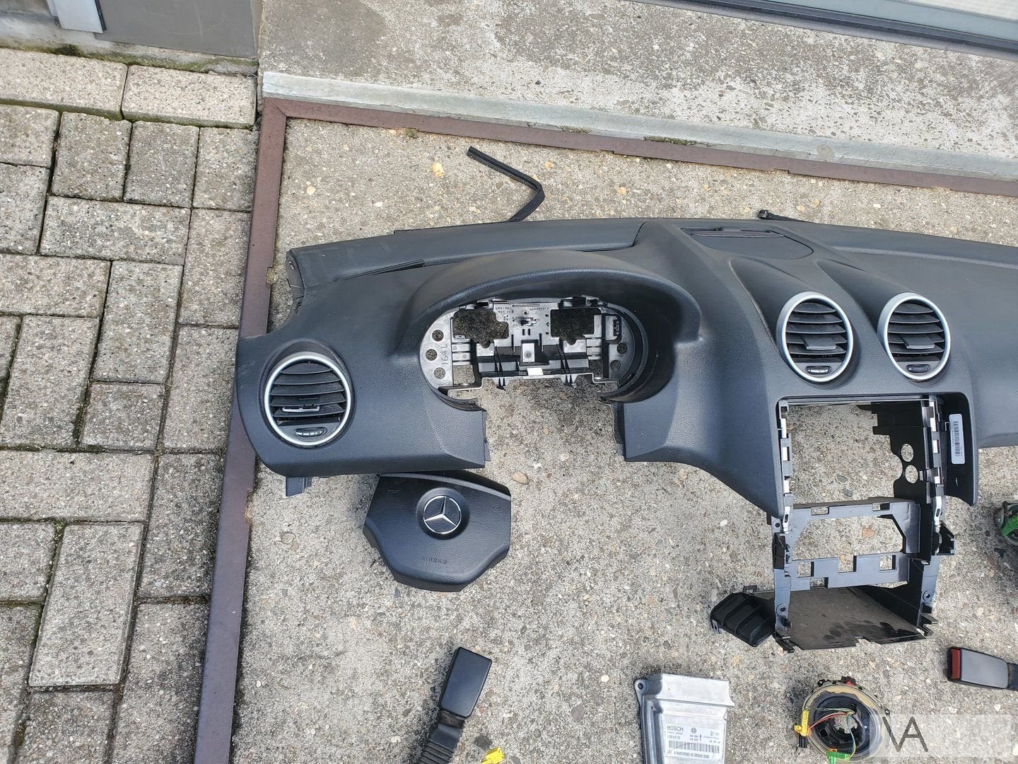 Mercedes ML W164 2005 - 2013 airbag set compleet + dash €150, Auto-onderdelen, Dashboard en Schakelaars, Gebruikt, -, Ophalen of Verzenden