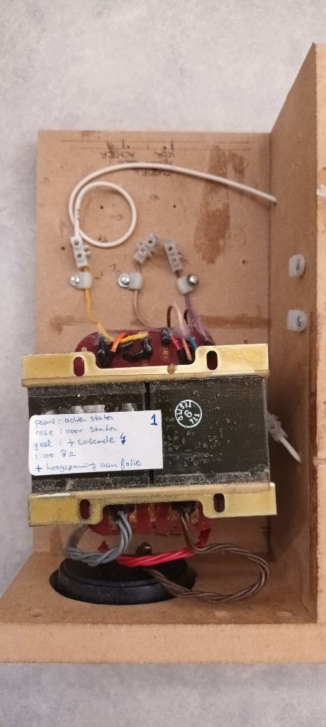 trafo electrostaat, Overige typen, Zo goed als nieuw, 60 tot 120 watt, Ophalen