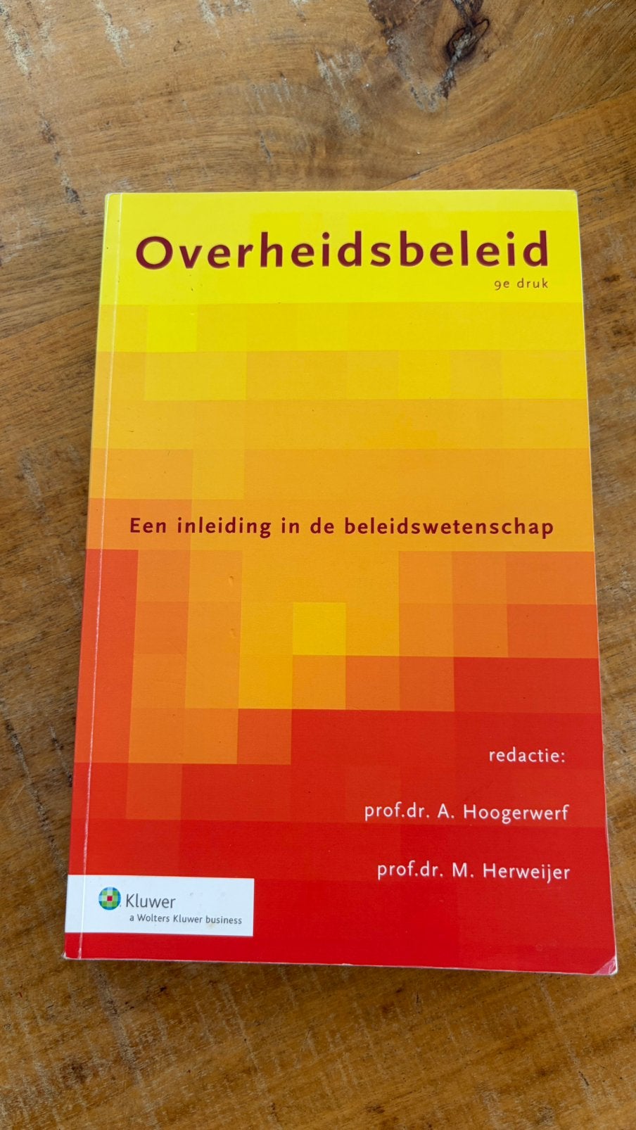 Overheidsbeleid, Ophalen of Verzenden, Zo goed als nieuw, Sociale wetenschap