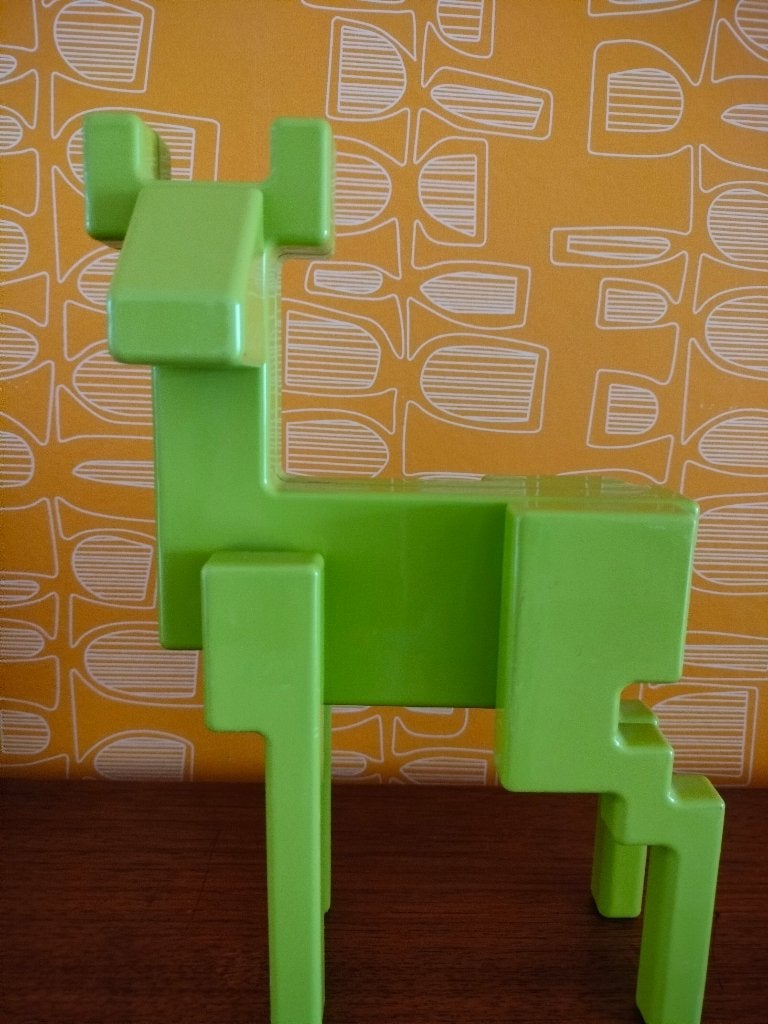 vintage Ikea Pixel hert - Monica Mulder-, Ophalen of Verzenden