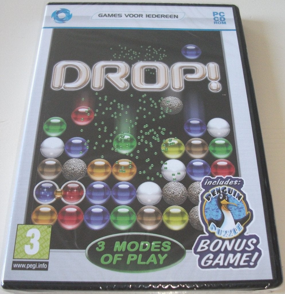 PC Game *** DROP! *** Incl. Penguin Puzzle *NIEUW*, Puzzel en Educatief, 1 speler, Nieuw, Ophalen of Verzenden