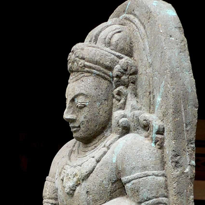 Stenen beeld HINDOE GODIN BF5 Hindu shiva Tara Buddha kunst, Ophalen of Verzenden