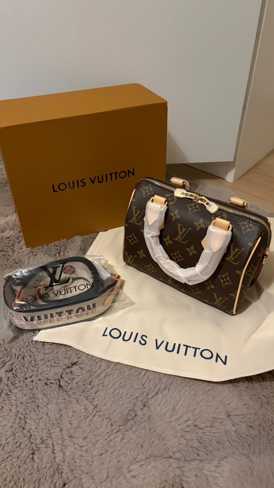 Louis Speedy Bandoulière Damestas, Ophalen, Nieuw, Bruin, Handtas