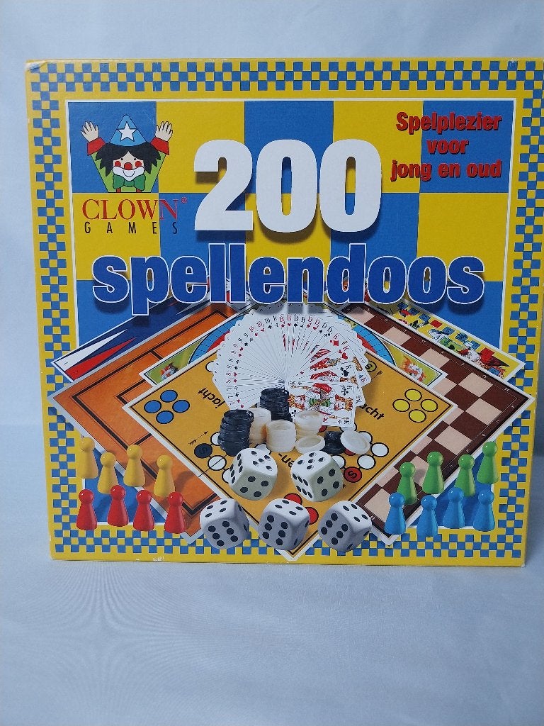 Gezelschapsspel 200 Spellendoos, Clown Games, Vijf spelers of meer, Ophalen of Verzenden, Nieuw, Clown Games