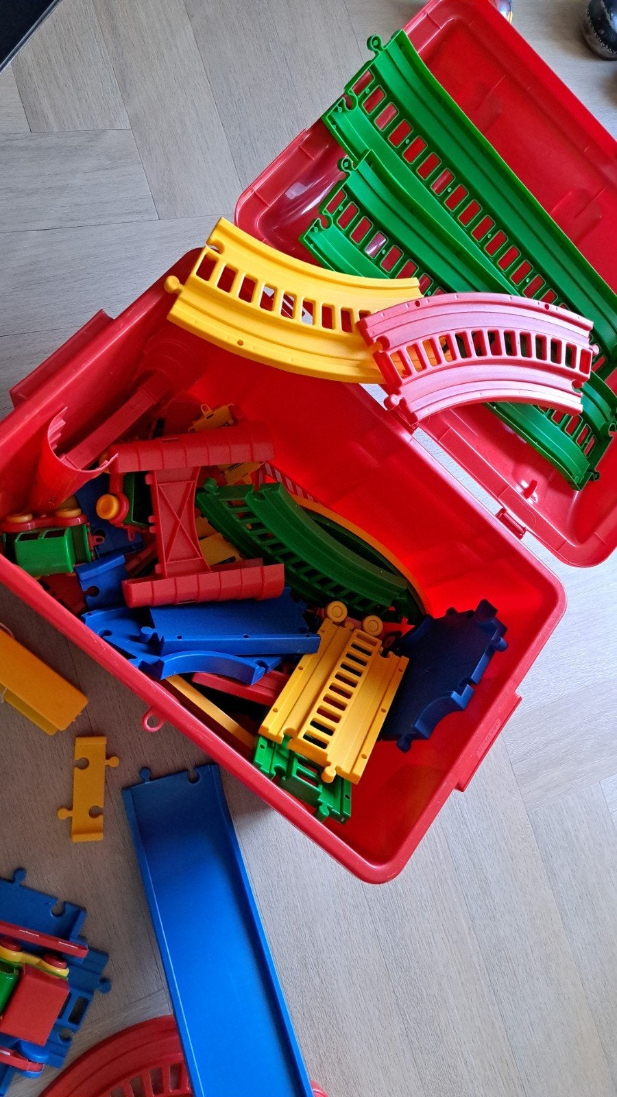WADER auto/treinbaan, Kinderen en Baby's, Ophalen, Gebruikt, Handmatig, Overige merken