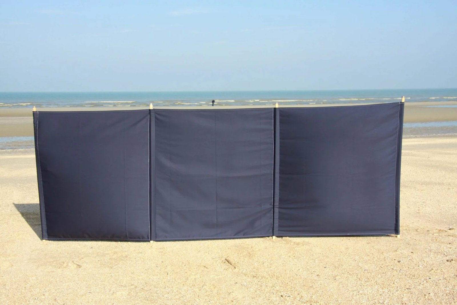 Windscherm blauw, Caravans en Kamperen, Ophalen, Zo goed als nieuw