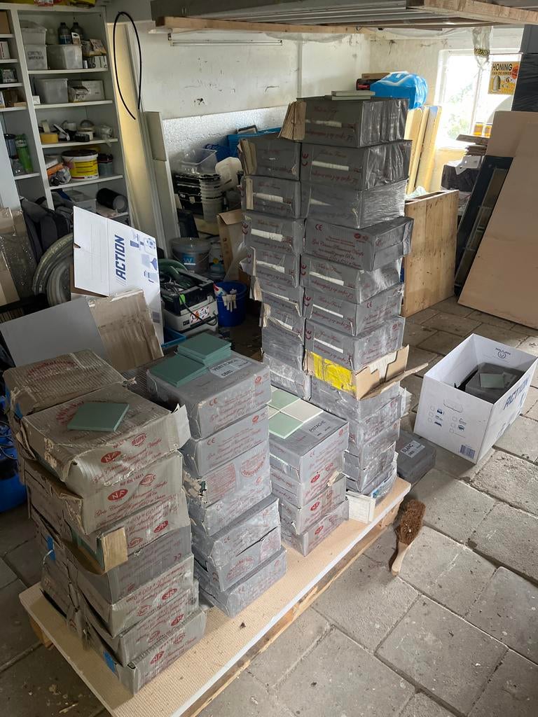 Winckelmans Super Blanc 10x10 tegels - 12,5m2, Ophalen, Keramiek, Nieuw, Minder dan 20 cm