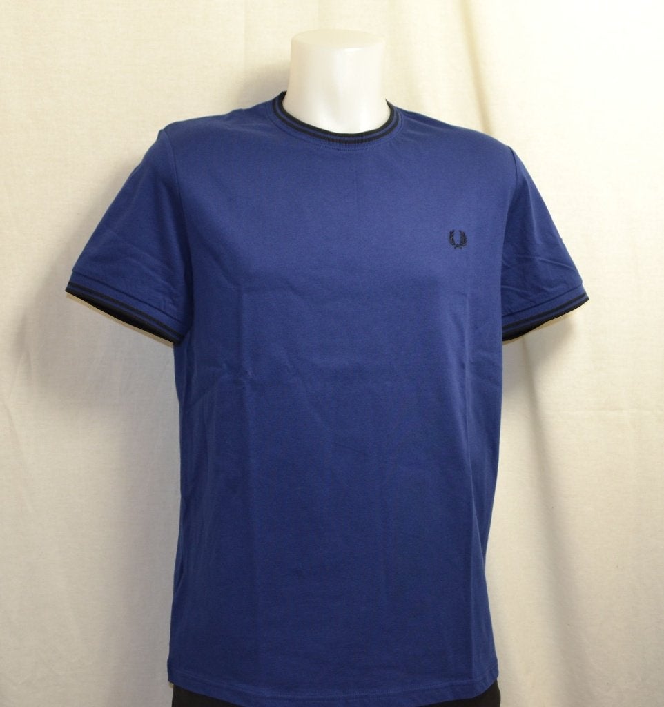 t-shirt fred perry twin tip blauw maat XXL nieuw, Kleding | Heren, T-shirts, Blauw, Nieuw, Overige maten, Ophalen of Verzenden