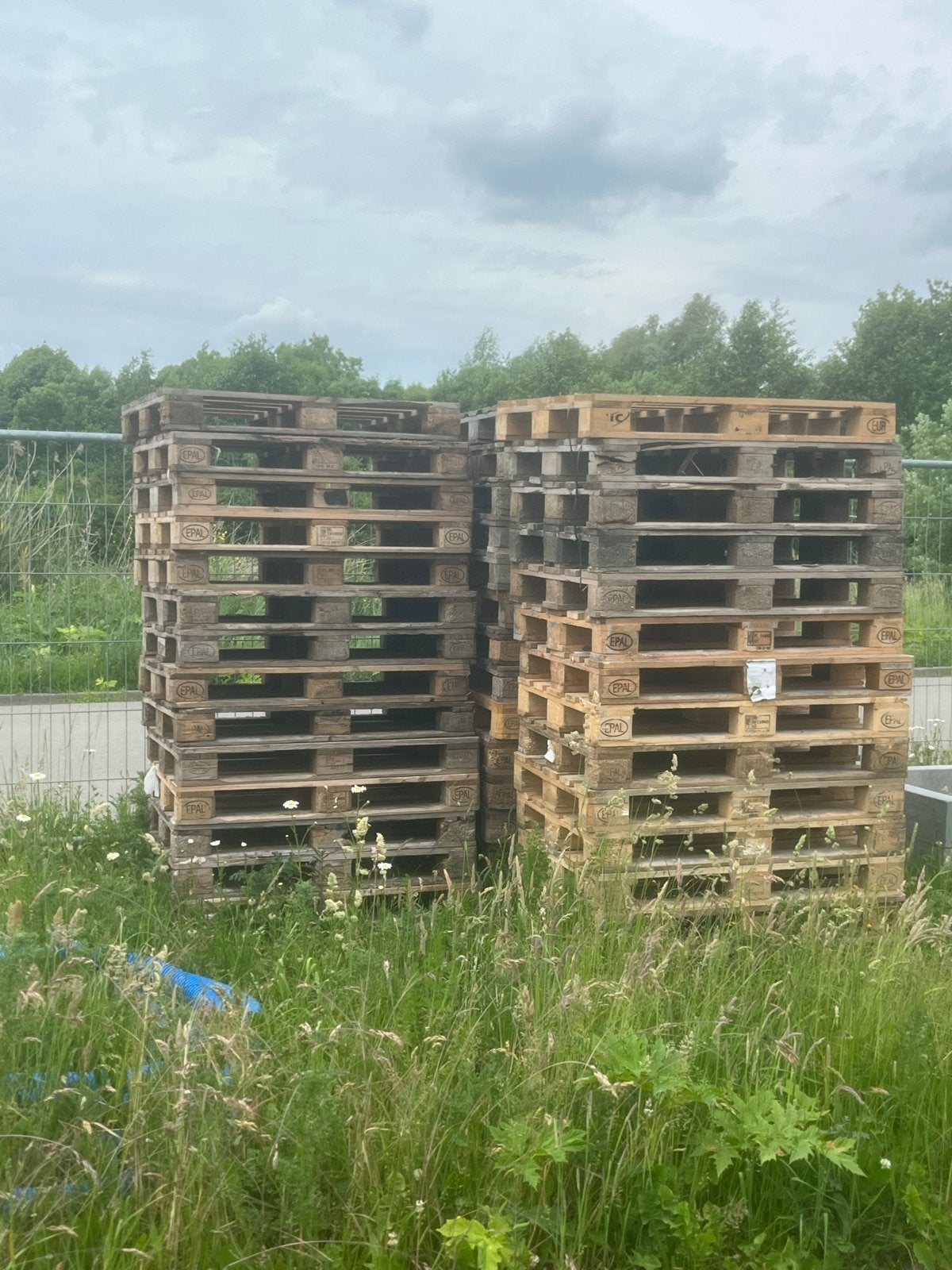 Europallets EPAL pallet, Ophalen, Gebruikt, Hout, 20 tot 50 mm