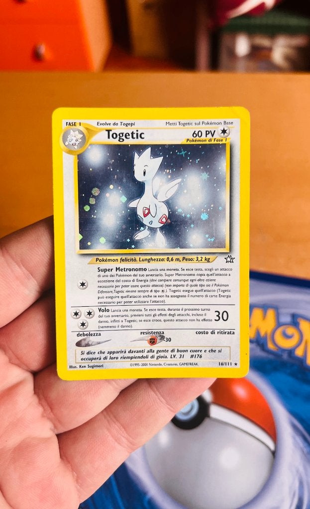 Togetic 16/111 Holo Neo Genesis Pokemon, Verzenden, Zo goed als nieuw, Losse kaart, Foil