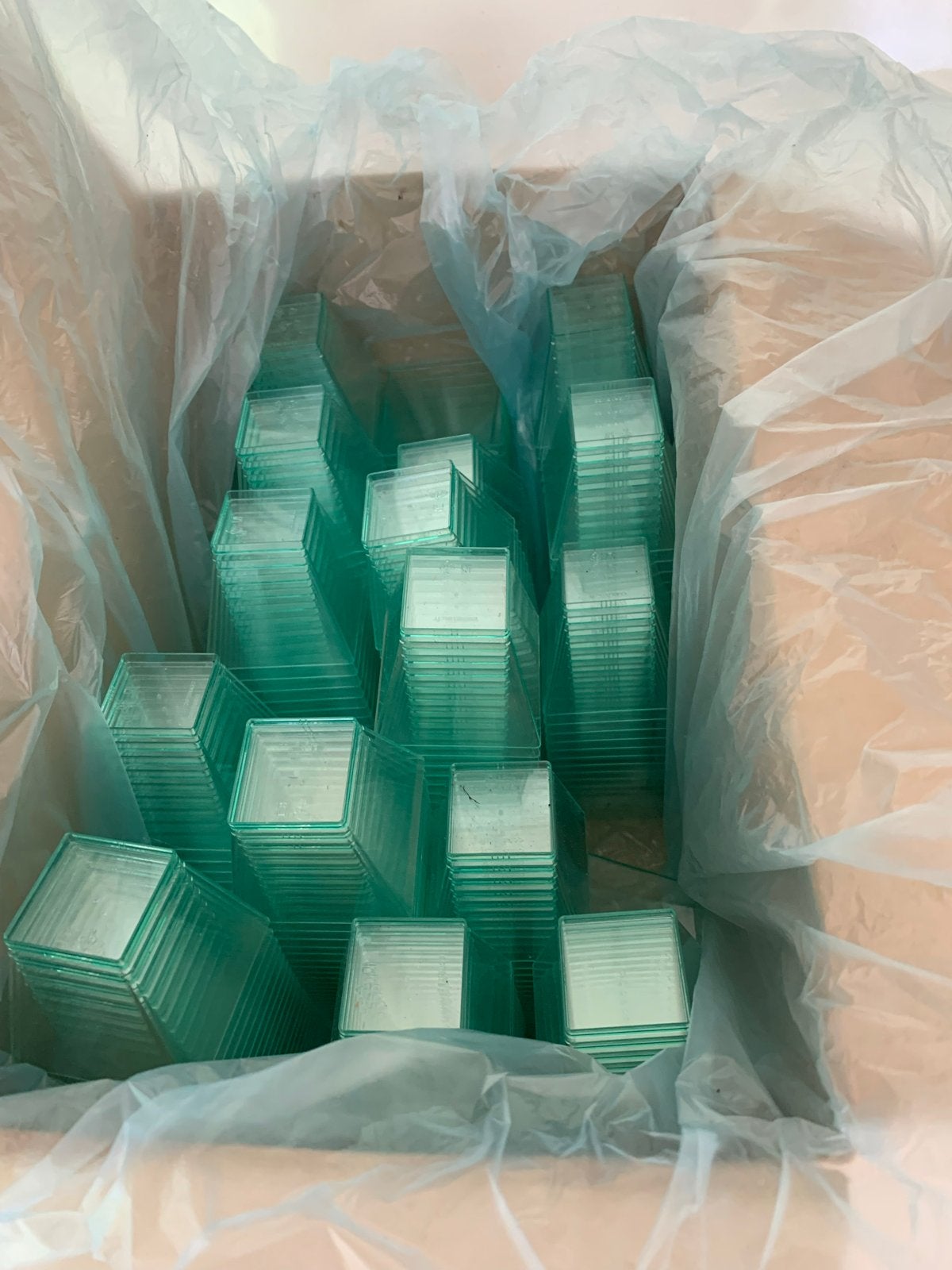 1 kilo amuse bakjes - Groen transparant, Kunststof, Nieuw, Ophalen of Verzenden, Groen