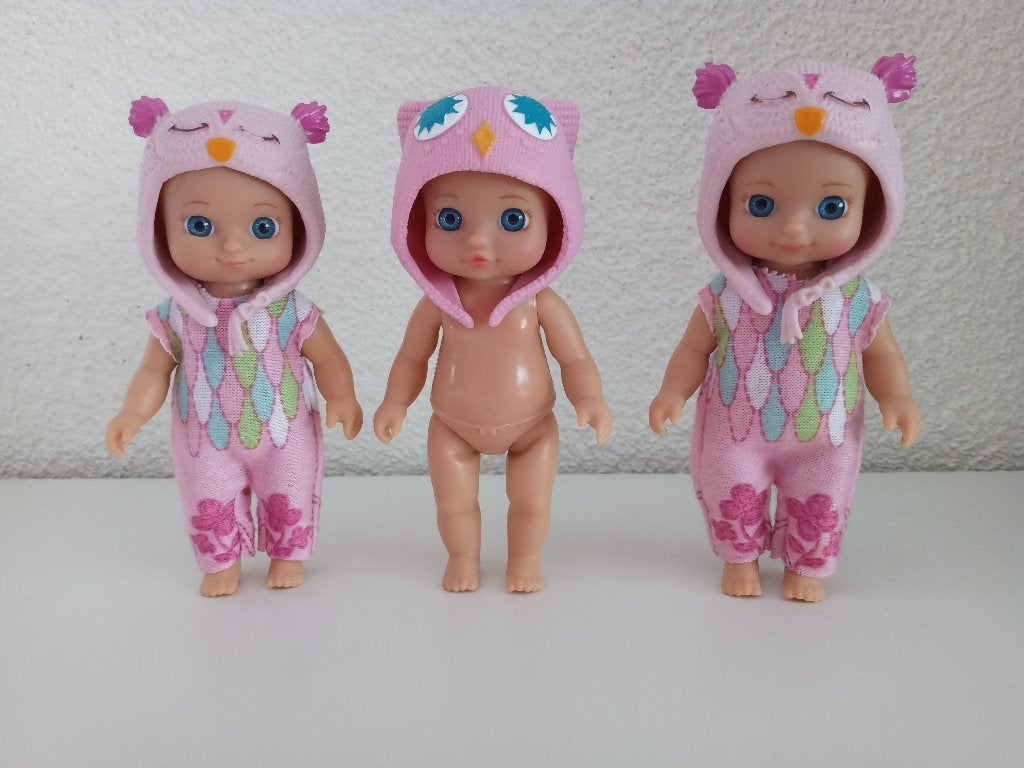 3 Mini Chou Chou Birdies (Zapf Creation) – HOLLY (2x) & RUBY, Ophalen of Verzenden, Gebruikt