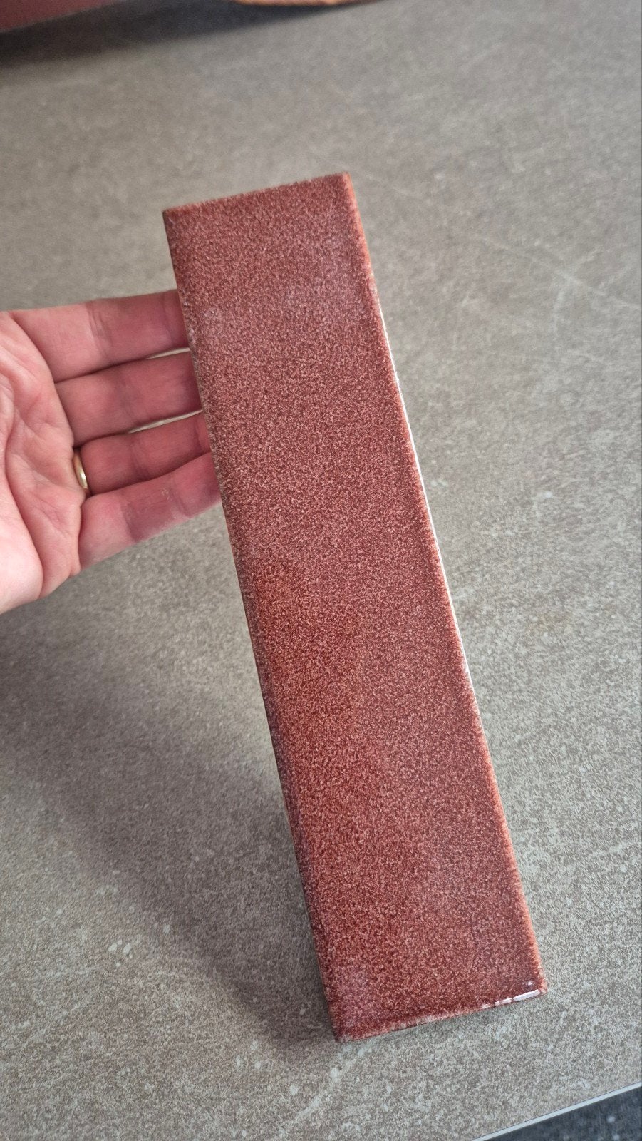 Bordeauxrode wandtegels 6x24cm Ragno, Doe-het-zelf en Verbouw, Tegels, Ophalen, Nieuw, Minder dan 20 cm, 20 tot 40 cm