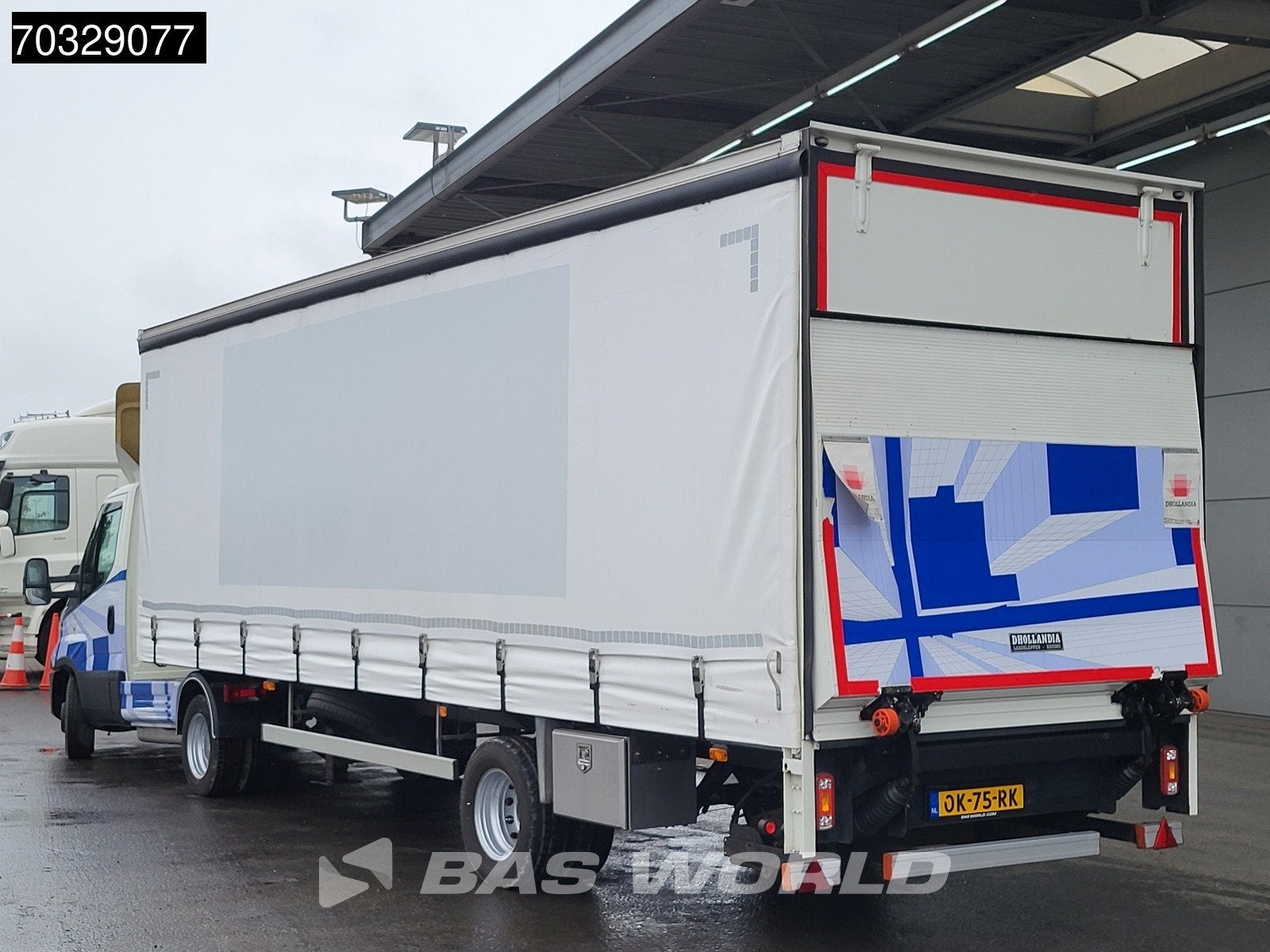Iveco Daily 40C17 10Tons BE Trekker met Oplegger Schuifzeil, Euro 5, Stof, Gebruikt, Iveco