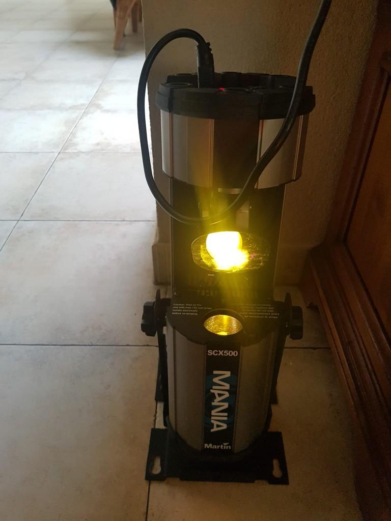 Martin mania scx-500 discolamp, Ophalen, Zo goed als nieuw, Licht, Geluidgestuurd