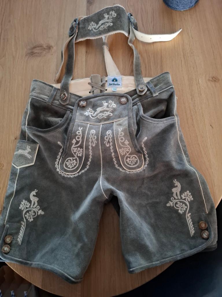 Isar Trachten Lederhose voor kinderen - Maat 152, Ophalen of Verzenden, Gebruikt, Isar Trachten, Jongen of Meisje