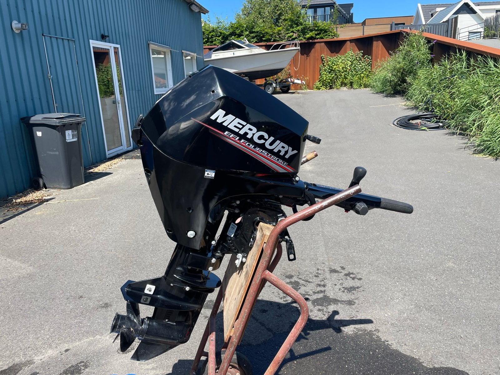 Mercury 20pk EFI kortstaart buitenboordmotor 2019, Watersport en Boten, Ophalen, 10 tot 30 pk, Gebruikt, Viertaktmotor