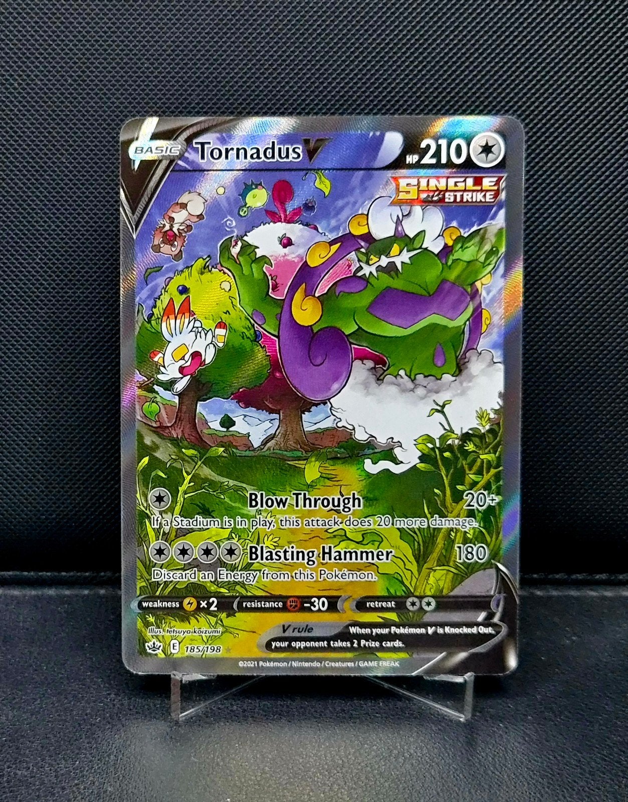 Tornadus V 185/198 Chilling Reign NM, Ophalen of Verzenden, Zo goed als nieuw