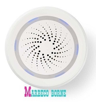 SmartLife Wi-Fi Smart Sirene Alarm of Gong, 85 dB