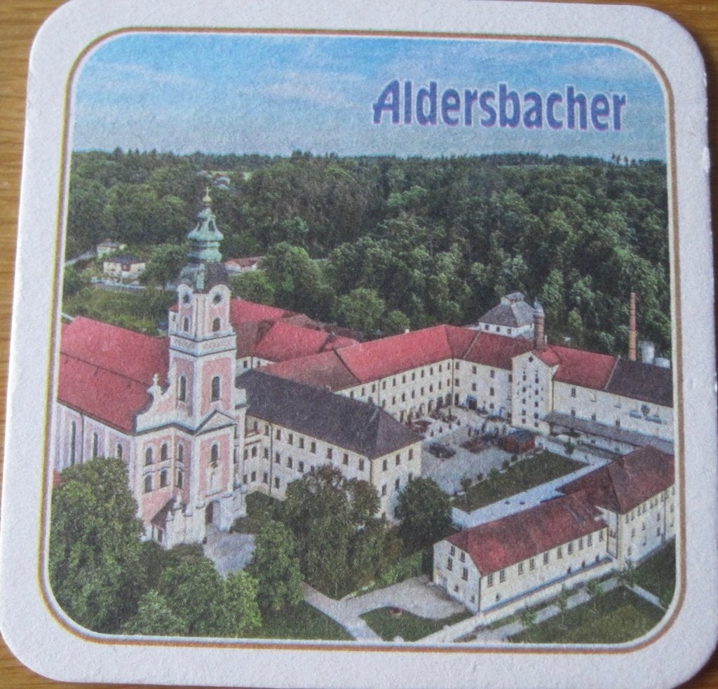 bierviltje van de Aldersbacher brouwerij, Verzamelen, Biermerken, Ophalen of Verzenden, Zo goed als nieuw, Viltje(s), Overige merken