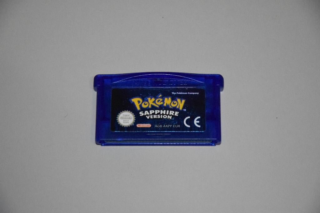 Nintendo Gameboy Advance (GBA): Pokémon - Sapphire Version, Spelcomputers en Games, 1 speler, Ophalen of Verzenden, Zo goed als nieuw