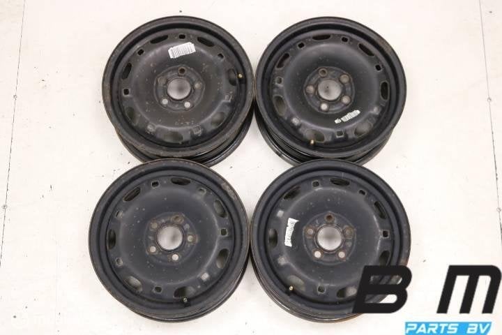 Originele 14 inch stalen velgen VW Polo 9N / 9N3, Gebruikt, Velg(en)