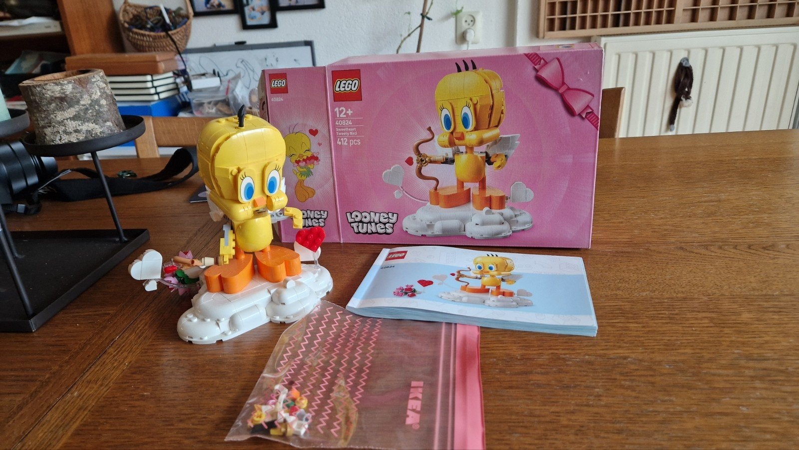 LEGO Looney Tunes Tweety (40655) - Zo goed als nieuw, Ophalen, Lego, Zo goed als nieuw, Inclusief instructies