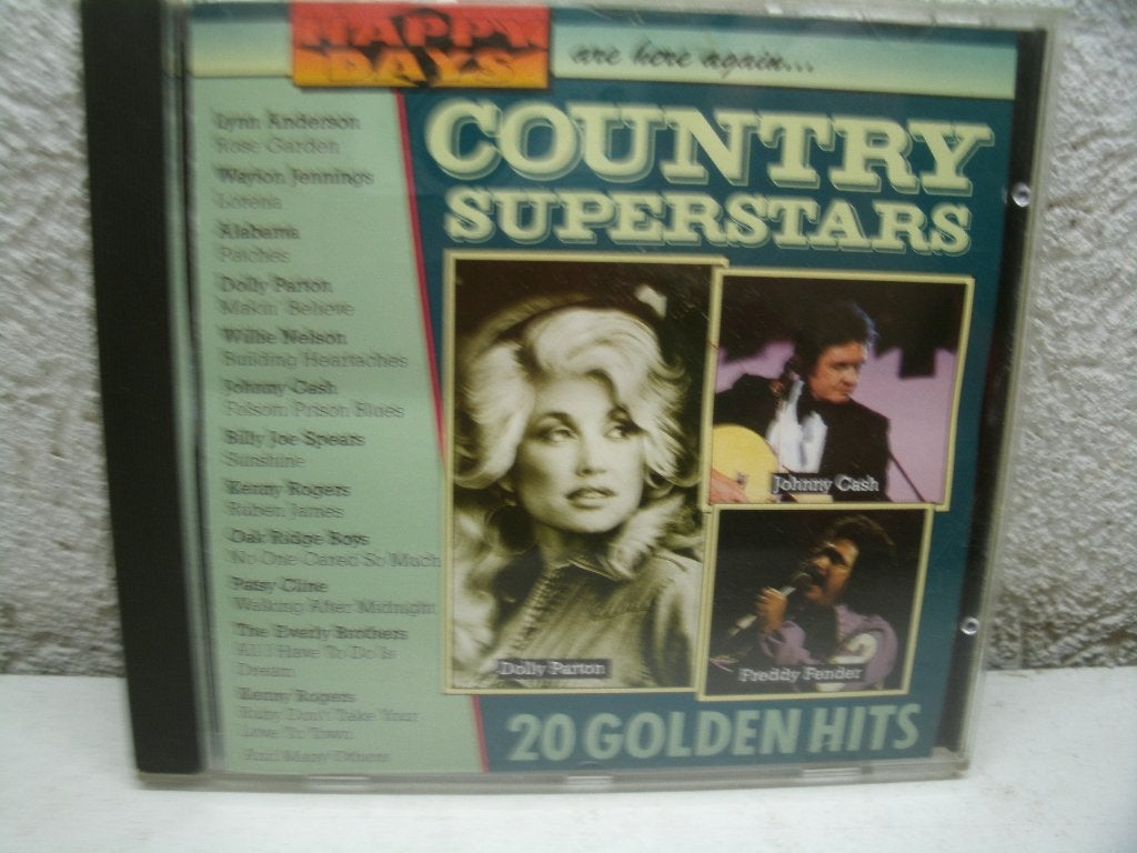 cd 107 country superstars 20 golden hits oa honky tonk angel, Ophalen of Verzenden, Zo goed als nieuw