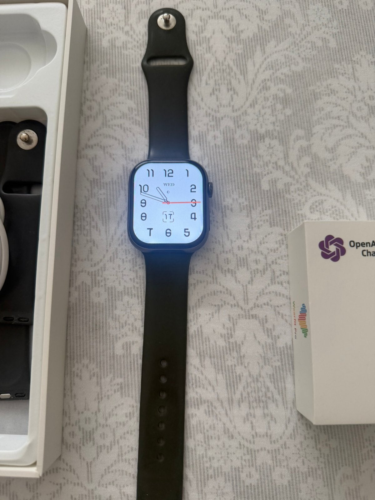 Smartwatches, Ophalen of Verzenden, Zo goed als nieuw, Zwart, Android