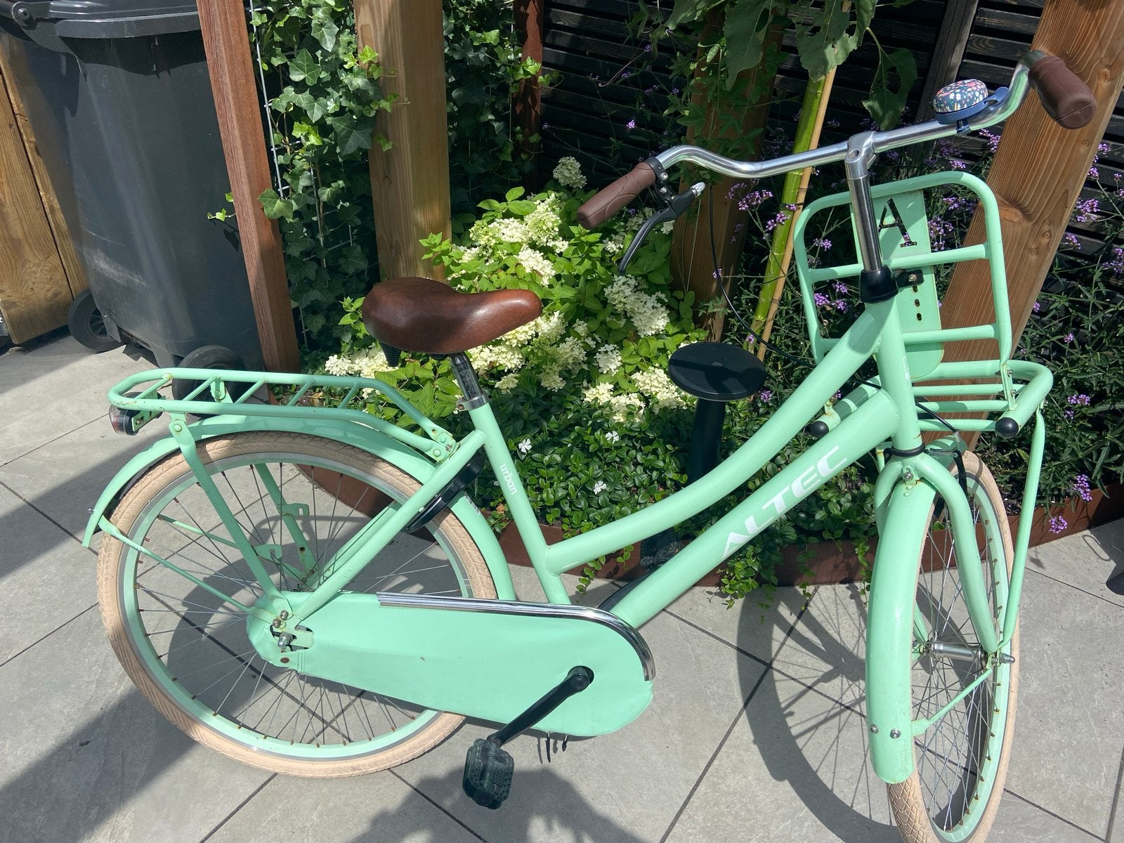 Altec Transportfiets Mintgroen 26 inch, Fietsen en Brommers, Terugtraprem, Gebruikt, Handrem, Ophalen