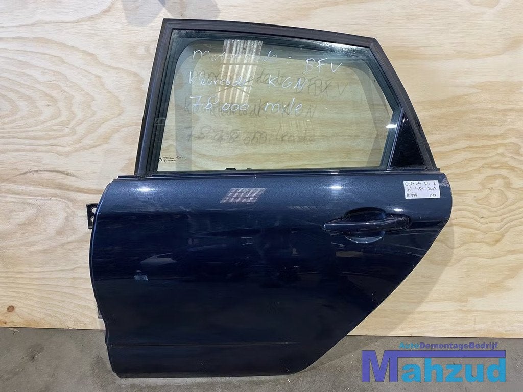 CITROEN C4 berline Blauw KGN Links achter deur portier 09-16, Auto-onderdelen, Carrosserie en Plaatwerk, Info@fabrikant.eu, Citroën