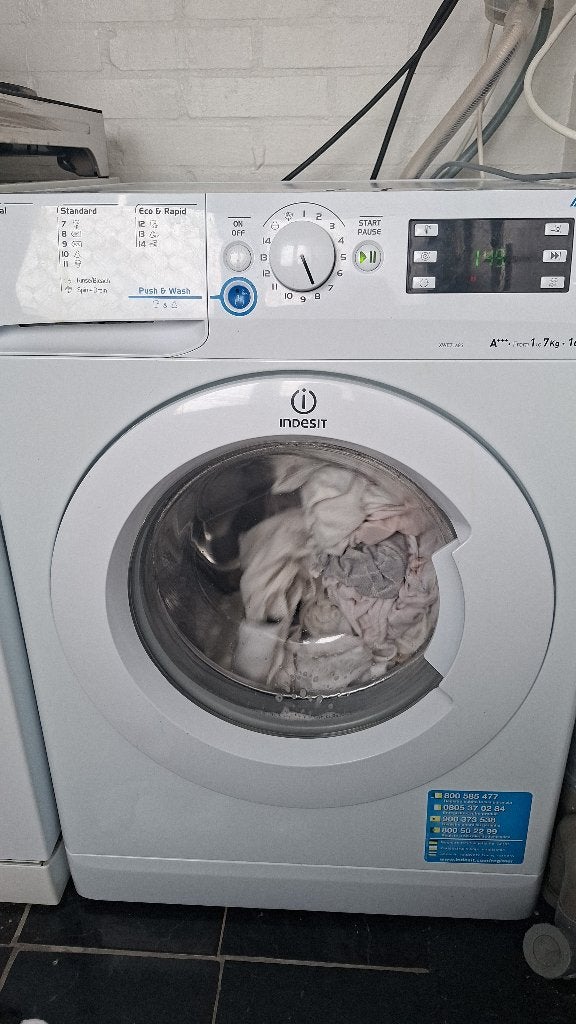 Wasmachine Innex, Witgoed en Apparatuur, Wasmachines, Ophalen, 1200 tot 1600 toeren, Gebruikt, Energieklasse A of zuiniger