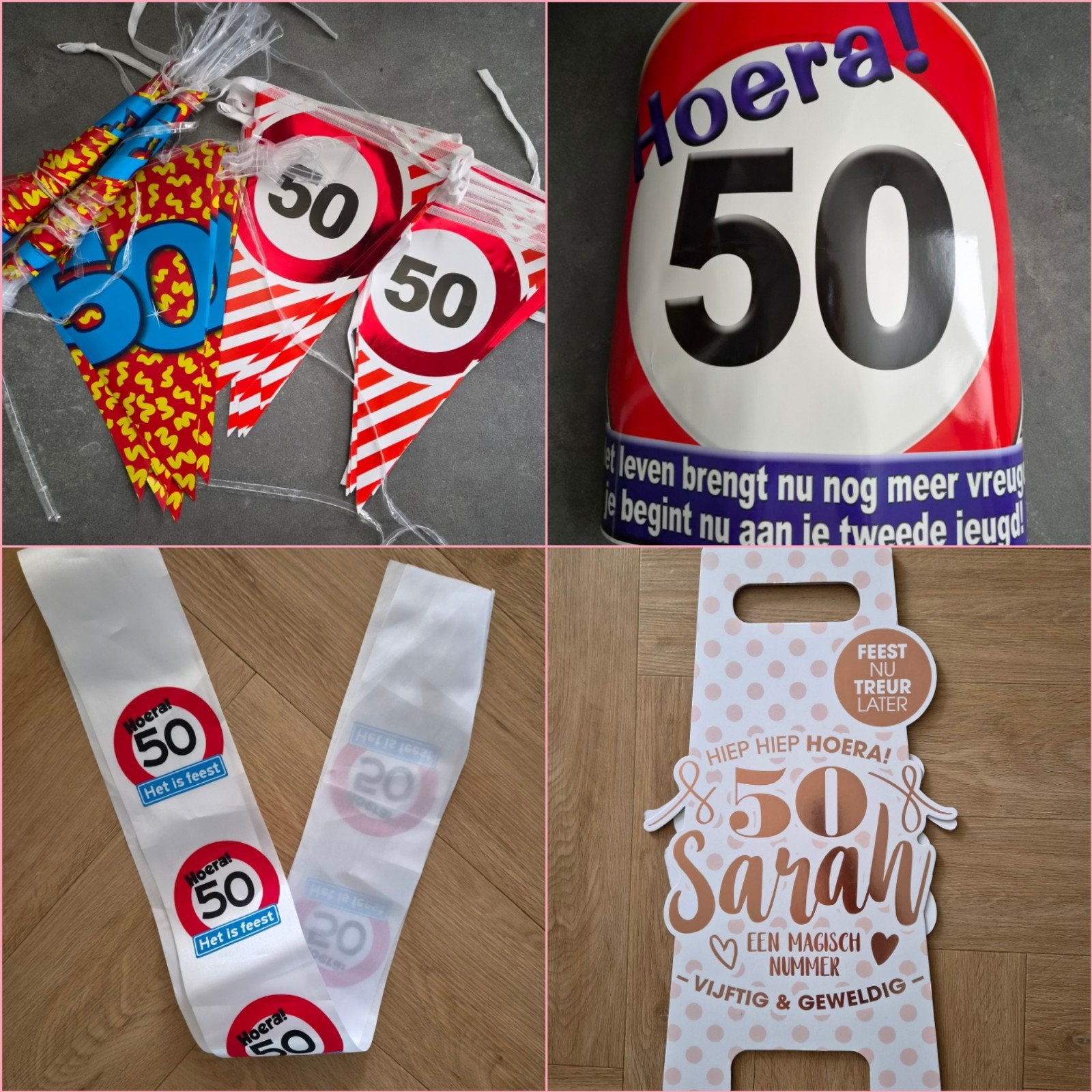 50 jaar versiering, Ophalen, Zo goed als nieuw, Versiering, Verjaardag