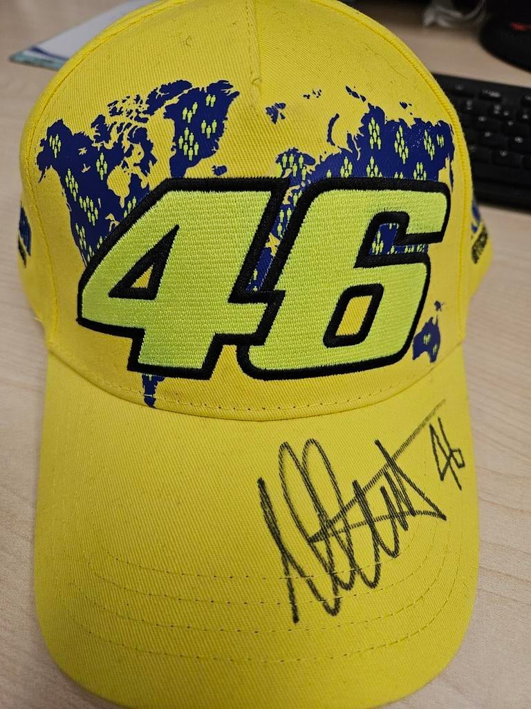 Valentino Rossi gesigneerde pet, Ophalen of Verzenden, Gebruikt, Pet of Muts