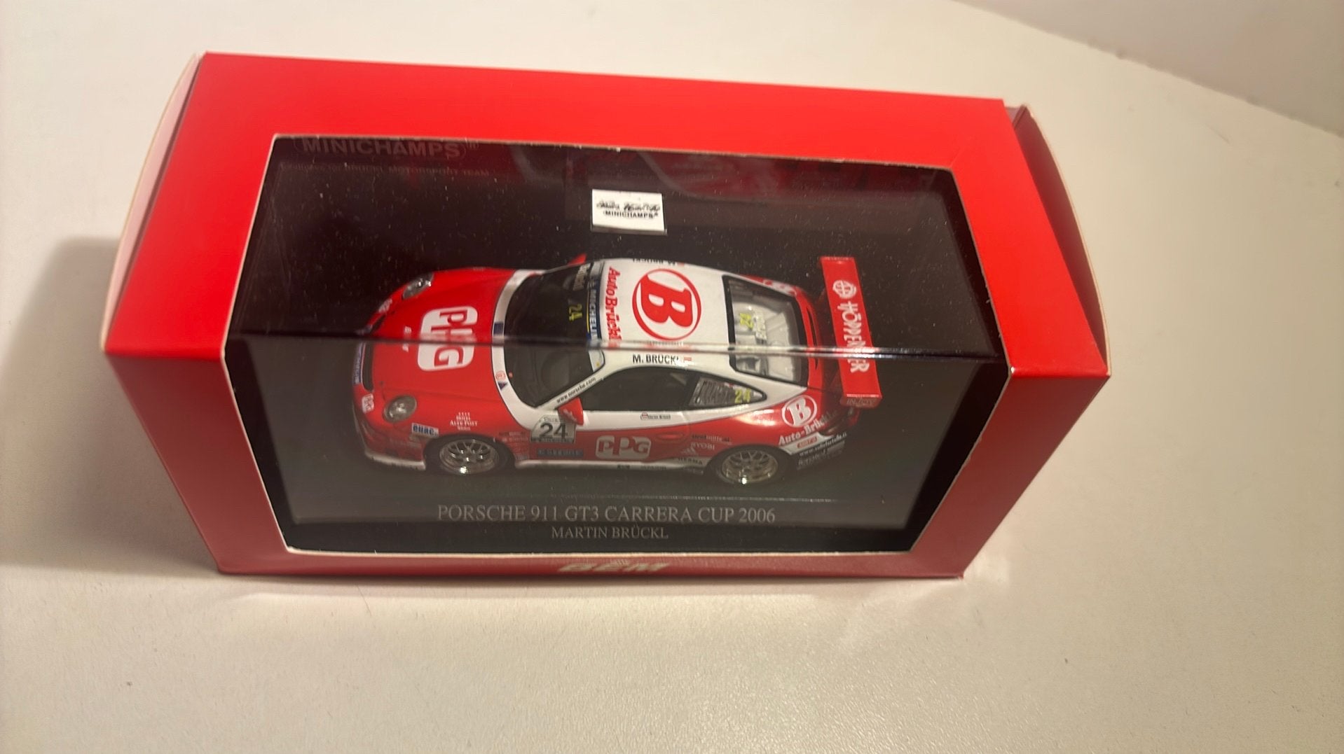 Porsche 911 gt3 carrera cup 2006 minichamps 1.43, Auto, Ophalen of Verzenden, MiniChamps, A