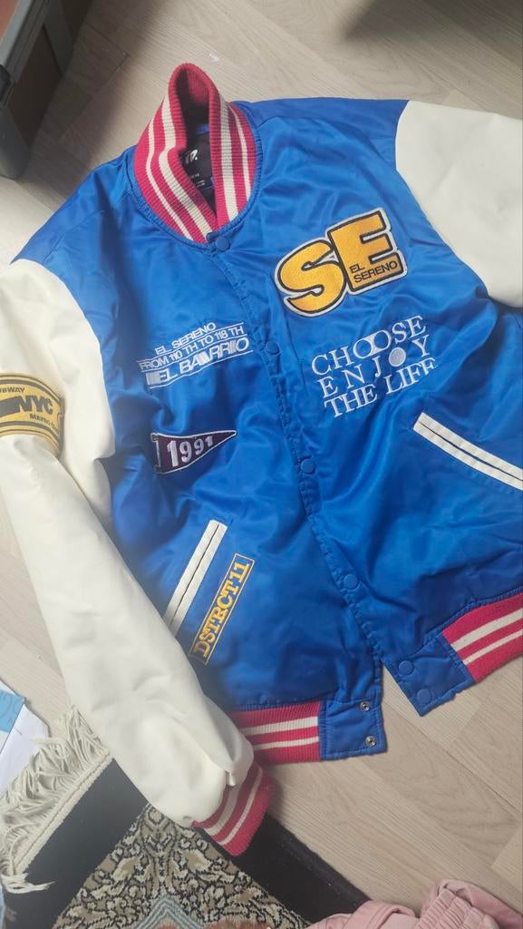 El Sereno Varsity Jacket - Maat S, Blauw, El Sereno, Ophalen of Verzenden, Gedragen