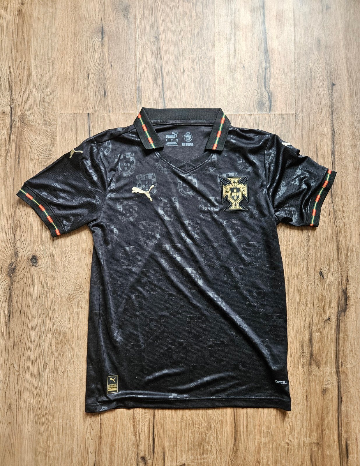 Portugal voetbalshirt, Puma, Zwart, Nieuw, Ophalen of Verzenden